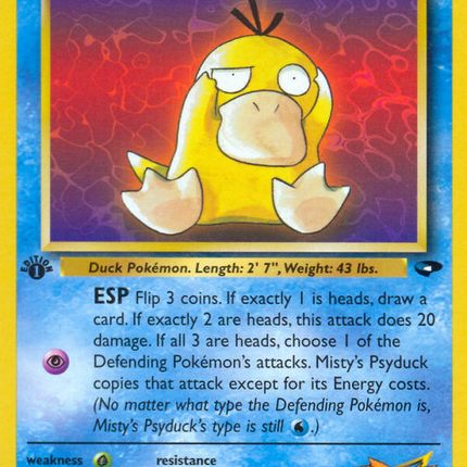 Misty's Psyduck (90/132) [Gym Challenge 1st Edition]