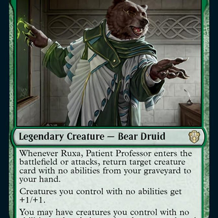 Ruxa, Patient Professor [Commander 2021]