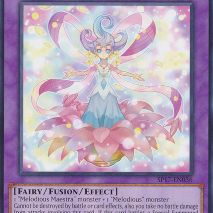 Bloom Diva the Melodious Choir [SP17-EN036] Starfoil Rare