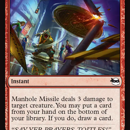 Manhole Missile [Teenage Mutant Ninja Turtles]