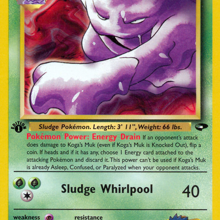 Koga's Muk (26/132) [Gym Challenge 1st Edition]
