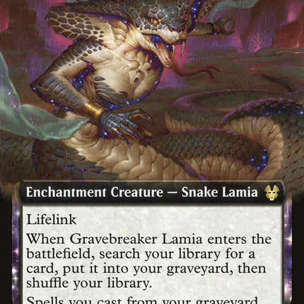 Gravebreaker Lamia (Extended Art) [Theros Beyond Death]