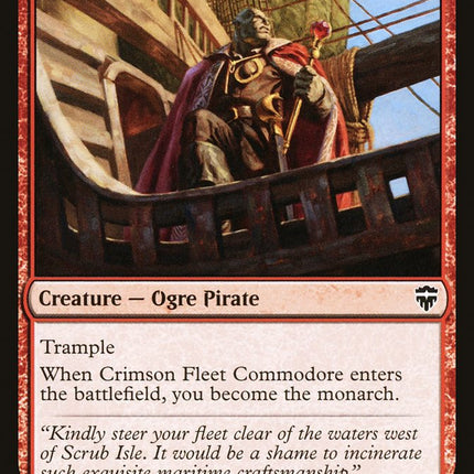 Crimson Fleet Commodore [Commander Legends]