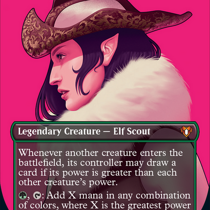 Selvala, Heart of the Wilds (Borderless Profile) [Commander Masters]