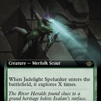 Jadelight Spelunker (Extended Art) [The Lost Caverns of Ixalan]