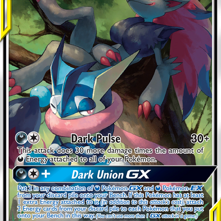 Greninja & Zoroark GX (201/214) [Sun & Moon: Unbroken Bonds]