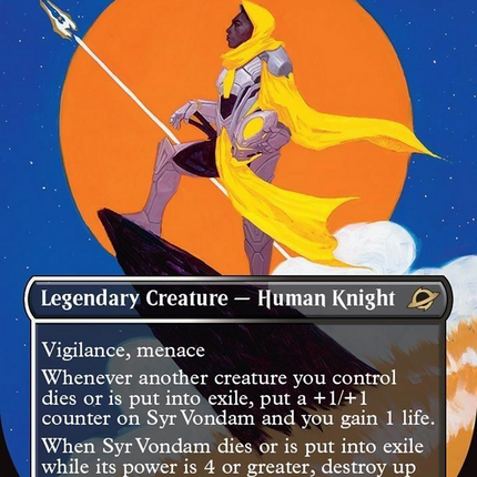 Syr Vondam, Sunstar Exemplar (Borderless) [Edge of Eternities]