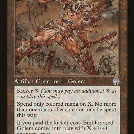 Emblazoned Golem [Apocalypse]