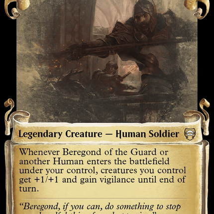 Beregond of the Guard [The Lord of the Rings: Tales of Middle-Earth Commander Showcase Scrolls]