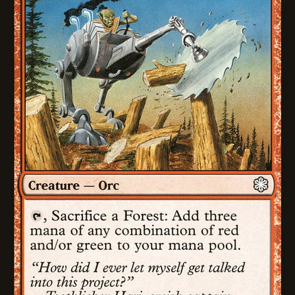 Orcish Lumberjack [Coldsnap Theme Decks]