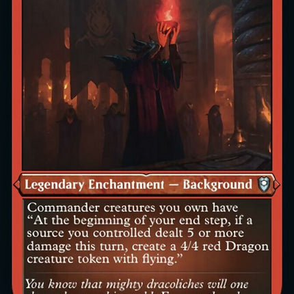 Dragon Cultist (Foil Etched) [Commander Legends: Battle for Baldur's Gate]