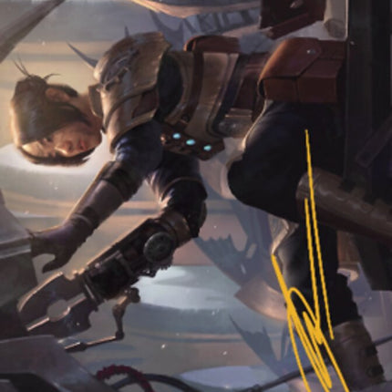 Thopter Mechanic Art Card (Gold-Stamped Signature) [The Brothers' War Art Series]