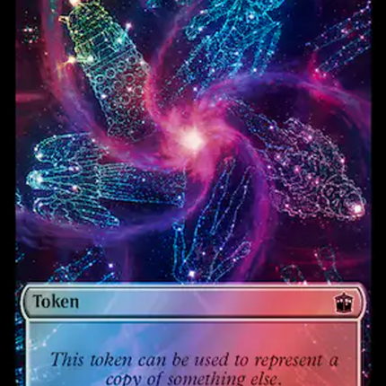 Copy // Alien Warrior Double-Sided Token (Surge Foil) [Doctor Who Tokens]