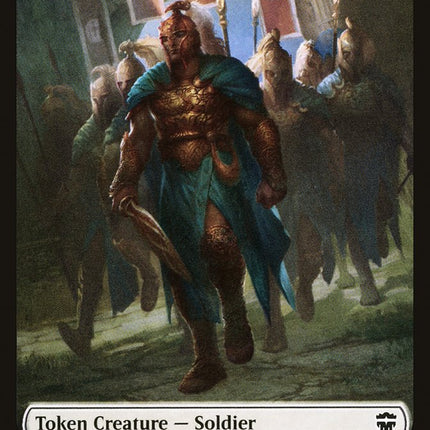 Soldier // Thrull Double-Sided Token [Commander Legends Tokens]