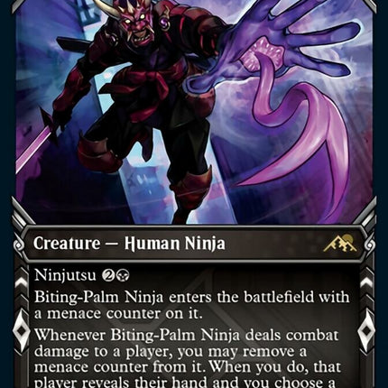 Biting-Palm Ninja (Showcase Ninja) [Kamigawa: Neon Dynasty]