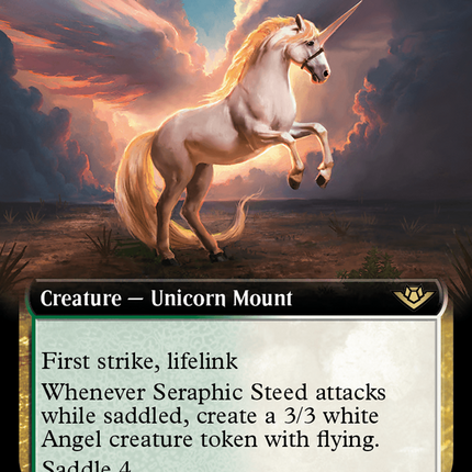 Seraphic Steed (Extended Art) [Outlaws of Thunder Junction]