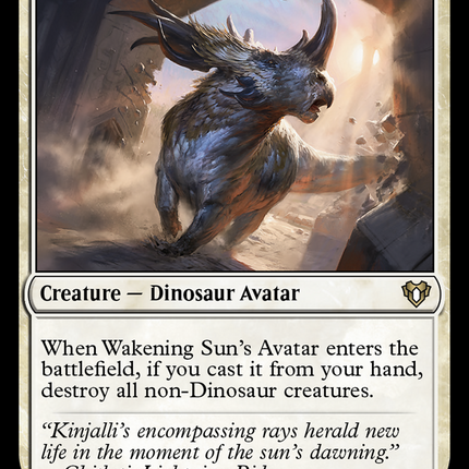 Wakening Sun's Avatar [Commander Masters]