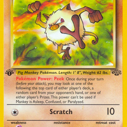 Mankey (55/64) [Jungle 1st Edition]