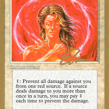 Circle of Protection: Red (Eric Tam) (SB) [Pro Tour Collector Set]