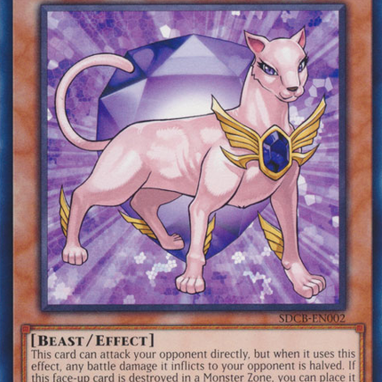 Crystal Beast Amethyst Cat [SDCB-EN002] Common