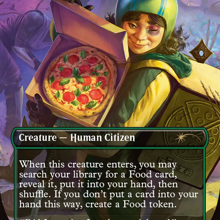 Courier of Comestibles (Borderless) [Wizards Play Network 2026]