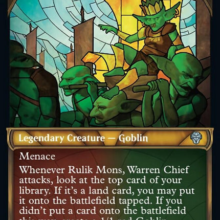 Rulik Mons, Warren Chief (Showcase Textured) [Dominaria United]