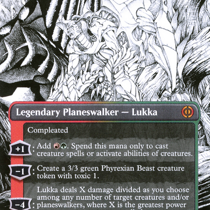 Lukka, Bound to Ruin (Borderless Manga) [Phyrexia: All Will Be One]