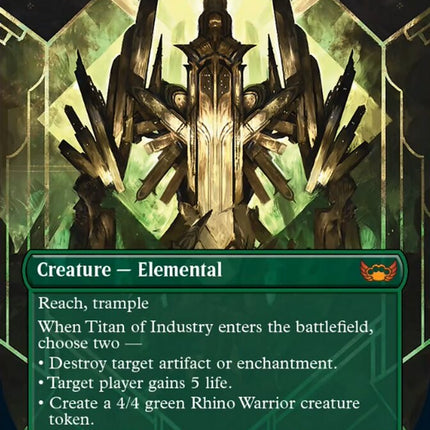 Titan of Industry (Borderless Alternate Art) [Streets of New Capenna]