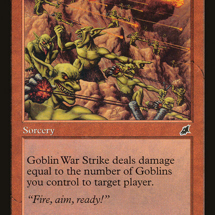 Goblin War Strike [Scourge]