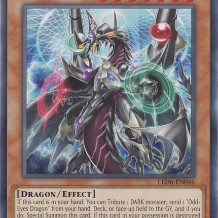 Odd-Eyes Wizard Dragon [LED6-EN046] Rare