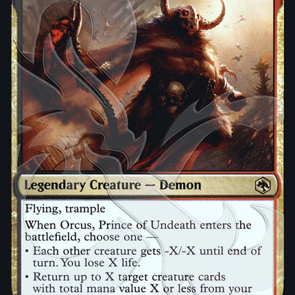 Orcus, Prince of Undeath (Ampersand Promo) [Dungeons & Dragons: Adventures in the Forgotten Realms Promos]