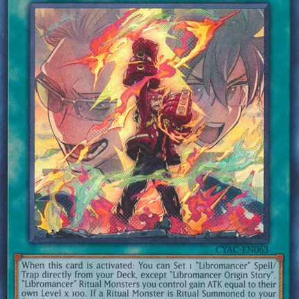 Libromancer Origin Story [CYAC-EN063] Ultra Rare