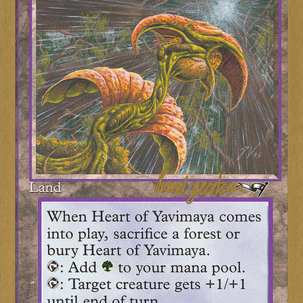 Heart of Yavimaya (Svend Geertsen) [World Championship Decks 1997]