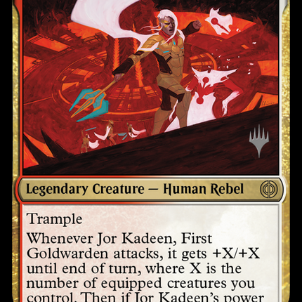 Jor Kadeen, First Goldwarden (Promo Pack) [Phyrexia: All Will Be One Promos]