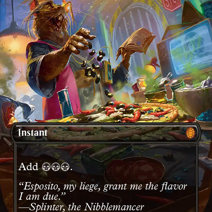 Dark Ritual (Borderless) [Teenage Mutant Ninja Turtles Commander]