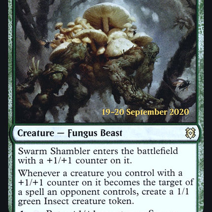 Swarm Shambler [Zendikar Rising Prerelease Promos]
