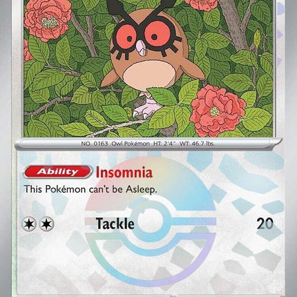 Hoothoot (077/131) (Poke Ball Pattern) [Scarlet & Violet: Prismatic Evolutions]