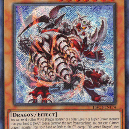Pile Armed Dragon [HAC1-EN174] Secret Rare