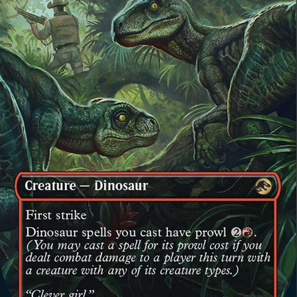 Hunting Velociraptor (Borderless) [Jurassic World Collection]