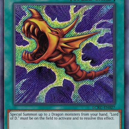 The Flute of Summoning Dragon [LCKC-EN027] Secret Rare