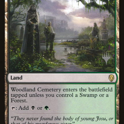 Woodland Cemetery (Promo Pack) [Dominaria Promos]