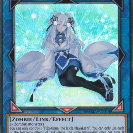 Yuki-Onna, the Icicle Mayakashi [MAMA-EN014] Ultra Rare