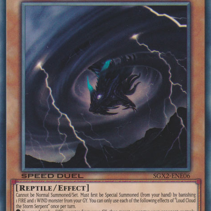 Loud Cloud the Storm Serpent [SGX2-ENE06] Common