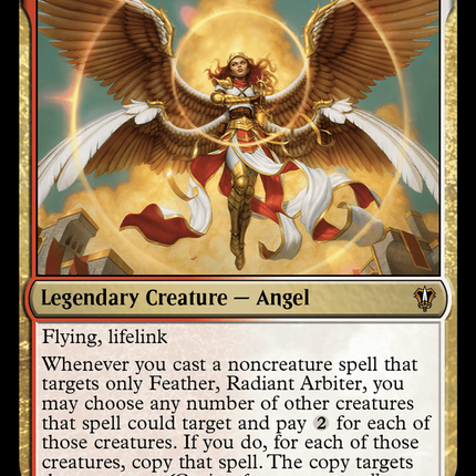 Feather, Radiant Arbiter [Murders at Karlov Manor Commander]