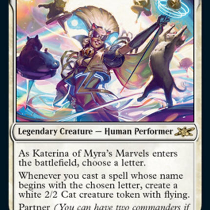 Katerina of Myra's Marvels (Galaxy Foil) [Unfinity]