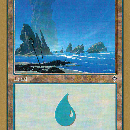 Island (ab336a) (Alex Borteh) [World Championship Decks 2001]