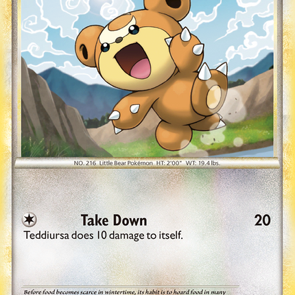 Teddiursa (65/95) [HeartGold & SoulSilver: Unleashed]