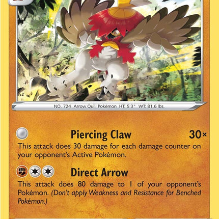 Hisuian Decidueye (082/189) [Sword & Shield: Astral Radiance]