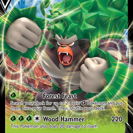Rillaboom V (SWSH014) (Jumbo Card) [Sword & Shield: Black Star Promos]