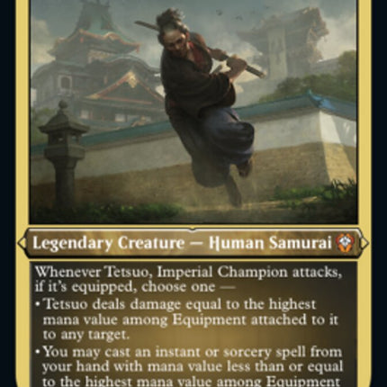 Tetsuo, Imperial Champion (Foil Etched) [Dominaria United Commander]